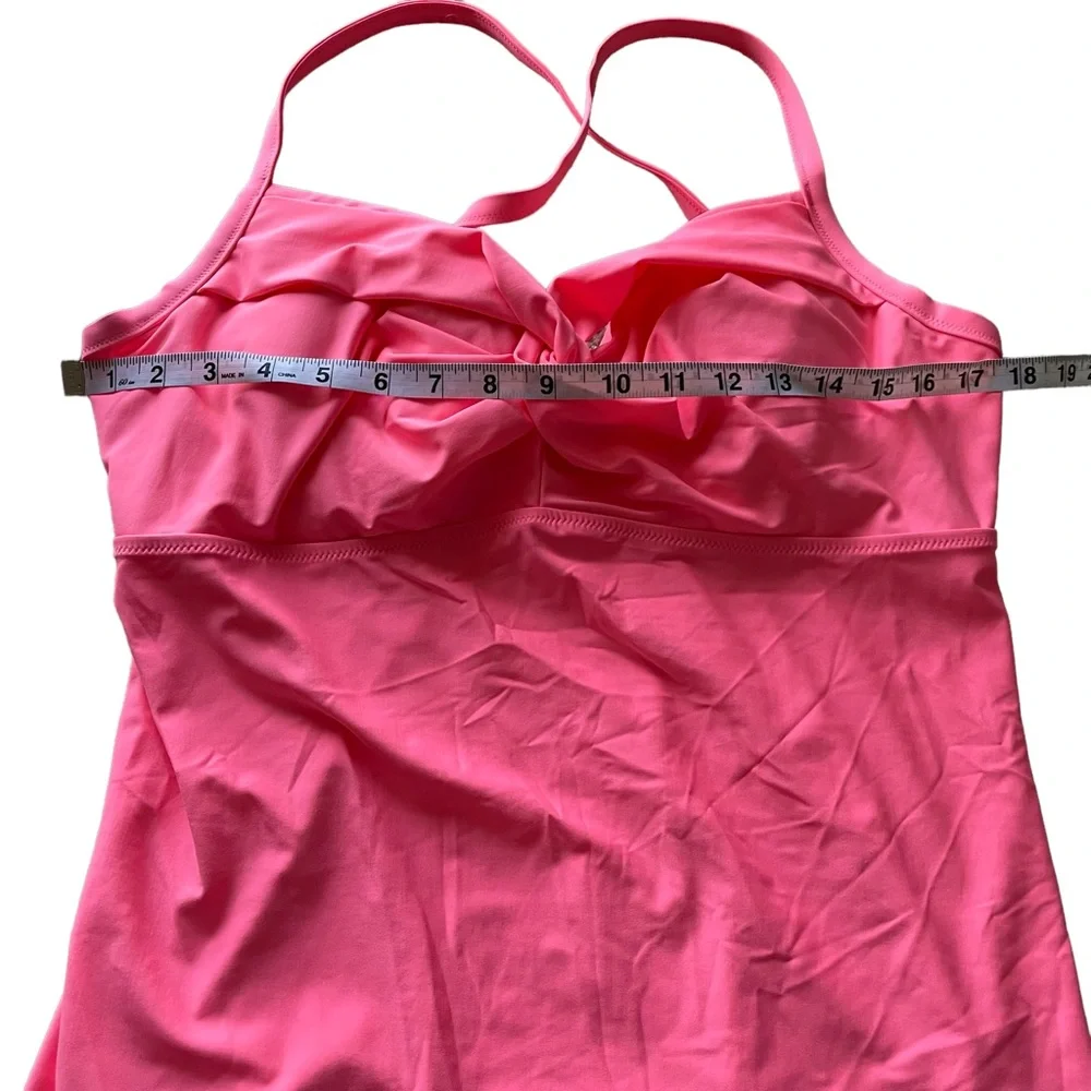 Athleta Pink Tankini Swim Top with Cups Size 40B/C - Picture 5 of 6